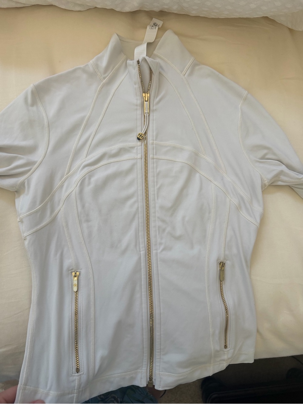 Lululemon ivory define cropped jacket